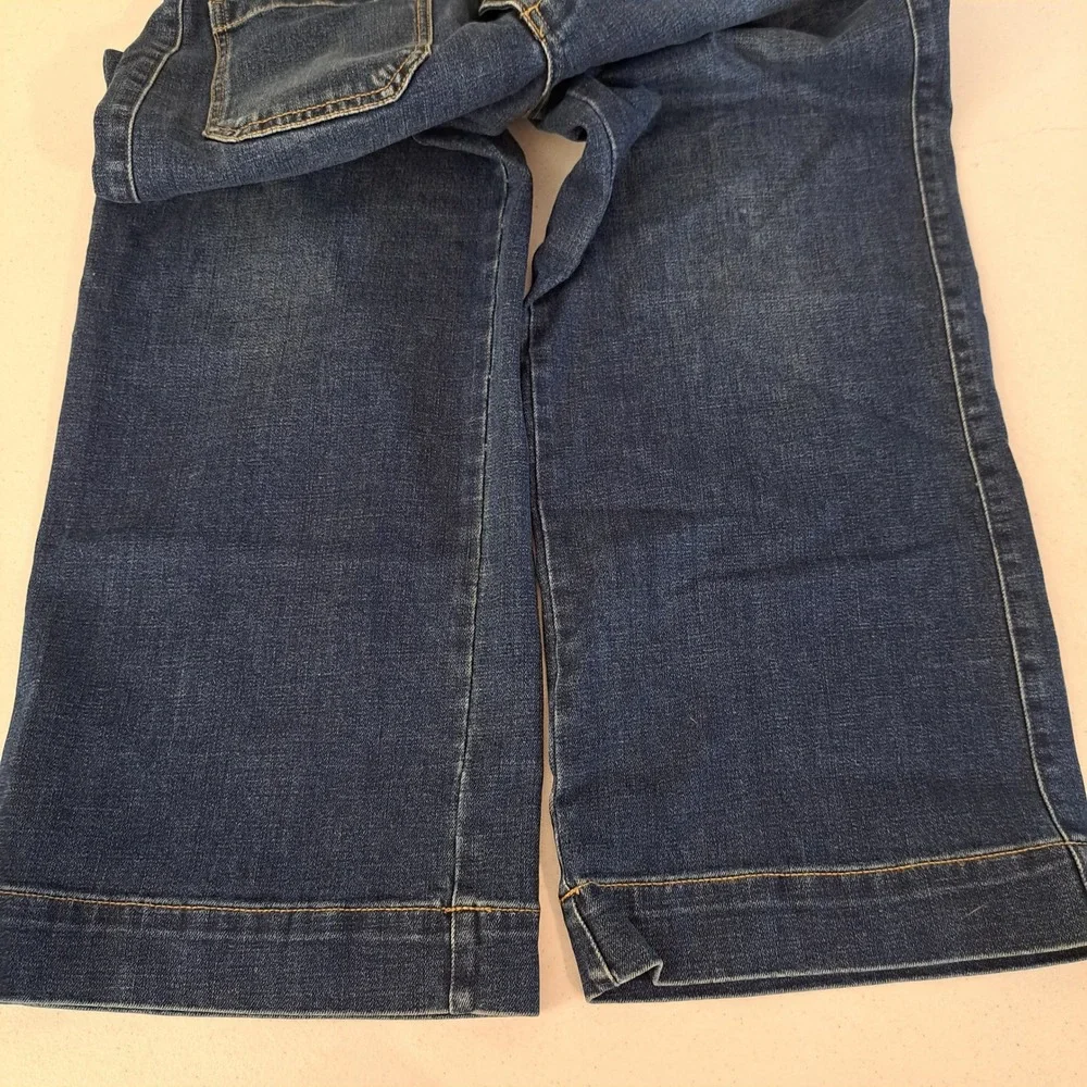 Scotch & Soda Womens Jeans 8 Dark Blue NWT Wide Leg Utility 1721-450
